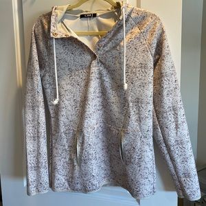 CBR Fashion Hoodie with rose gold button detail-M